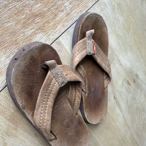 rainbow kids premium leather sandals